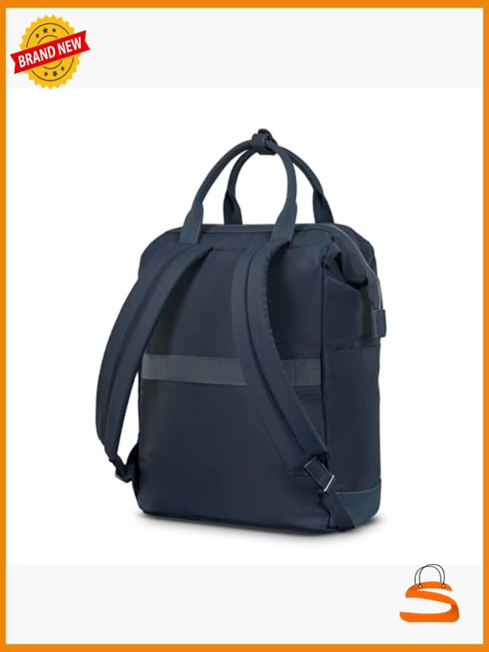 Convertible Backpack Doctor-Bag Style Laptop Bag Travel - Picture 6 of 7